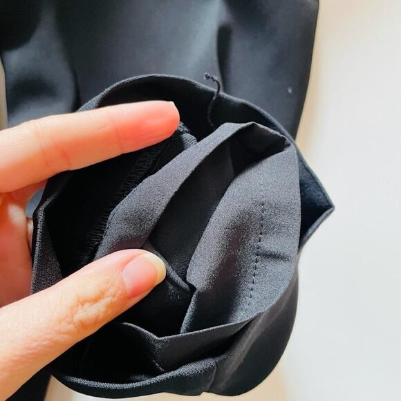 NWT Talbots Pants Trouser Black Lined career minimalist Classic Petite Winter - Picture 3 of 7